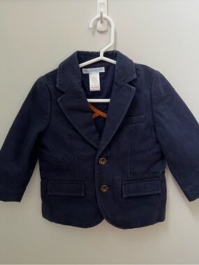 Janie and Jack Navy Corduroy Boys' Blazer